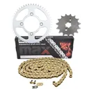 Gold Drive Chain And Sprocket Set For Honda CRF100F 2004-2013 XR100R 1985-2003