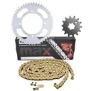 Gold Drive Chain And Sprocket Set For Kawasaki KX100 2000-2021