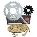 Gold Drive Chain And Sprocket Set For Kawasaki KLX110 KLX110R KLX110RL KX110L 2010-2025