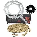Gold Drive Chain And Sprocket Set For Kawasaki KX85 2001-2025 Not Fit Big Wheel Model