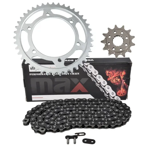Black Drive Chain And Sprocket Set For Honda CRF450R CRF450Rx 2019-2025