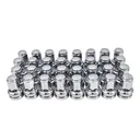 14 x 1.5 Chrome Flat Seat Lug Nuts For 2017-2024 F250 F350 Super Duty Replace HCPZ-1012-B HCPZ-1012-A 32cps