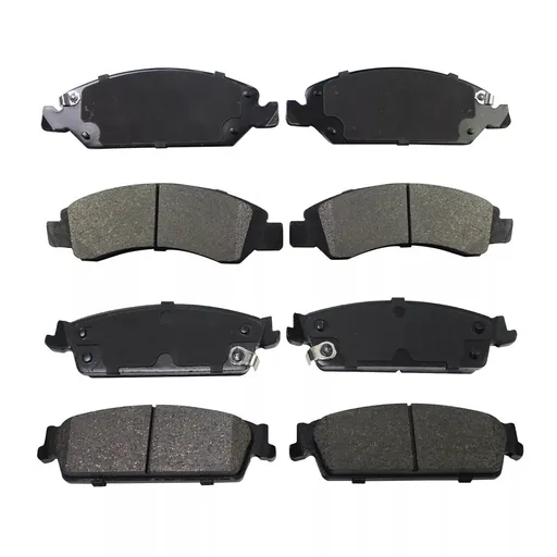 Front Rear Ceramic Brake Pads For Chevy Avalanche Silverado Suburban GMC Sierra 1500 2007-2013 8pcs