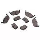 Front Rear Ceramic Brake Pads For VW Beetle Golf Jetta 8pcs