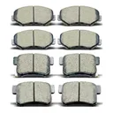 Front Rear Ceramic Brake Pads For Honda CR-V 2005 2006 2012-2016 8pcs