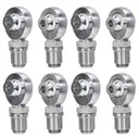 4x Chromoly Panhard Bar Kit Heim Joints 1x1/4" -12 with 1-5/8 HMS Bung .120