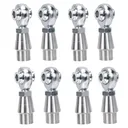 4x Chromoly Heim Joint Rod Ends Kit 5/8"-18 Thread x 5/8" Bore With 5/8-1/2 HMS Bung .120