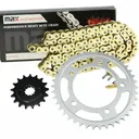 1998-2003 Honda Shadow Ace 750 VT750C Chain And Sprocket Set Gold