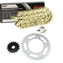 2001-2007 Honda Shadow Spirit 750 VT750DC Chain And Sprocket Set Gold