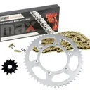 Gold Drive Chain And Sprocket Set For Kawasaki KLX140L 2008-2024