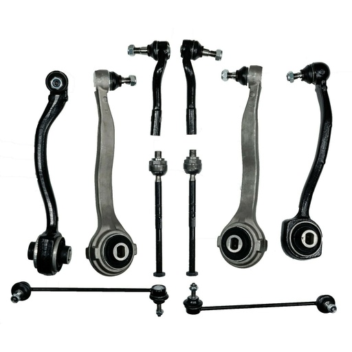Mercedes C230 C240 C320 W203 W209 Front Control Arms With Ball Joints Sway Bar Tie Rod 10pcs