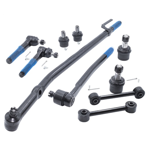 Front Suspension Kit For Ford Excursion F250 F350 Super Duty Tie Rods And Ball Joints 2WD 10pcs