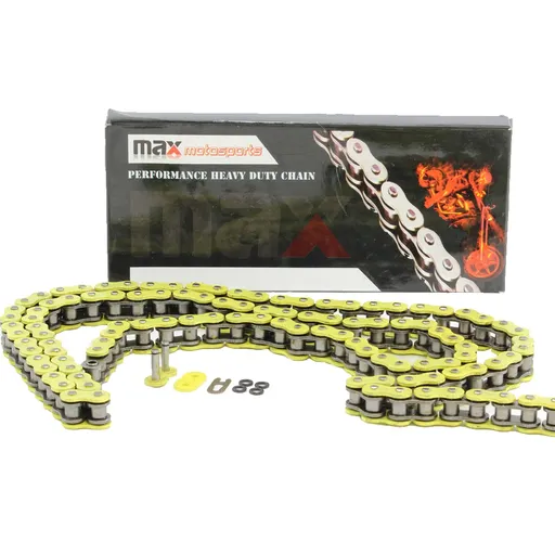 [203-O525-120-YL] 525 O Ring Chain For 1988-2007 Honda Shadow VLX 600 Yellow