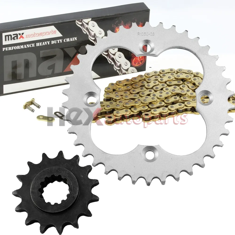 HEX Gold Drive Chain And Sprocket Set For 1999-2004 Honda TRX400