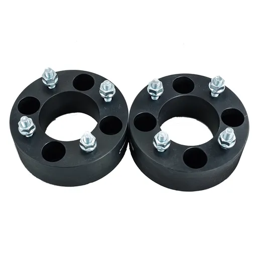 [227-WP402B*2] 4x110 Wheel Spacers 2 inch For Honda Suzuki Kawasaki Yamaha Polaris M10x1.25 Studs 76mm Hub Bore Black 2pcs