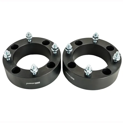 [227-WP403A*2] 4x137 Wheel Spacers 2 inch M10X1.25 Studs 110mm Hub BoreFor Can Am Bombardier Renegade Commander ATV UTV Black 2pcs