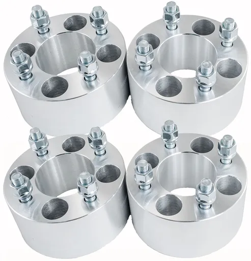 [WP07672V*4] 4x110 Wheel Spacers 2.5 Inch For Honda Suzuki Kawasaki Yamaha Polaris M10x1.25 Studs 83.97mm Hub Bore 4pcs