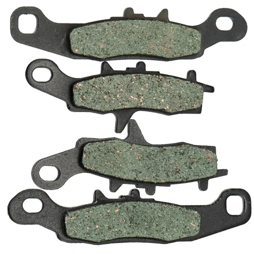 [216-CK342-349_1] Front Kevlar Carbon Brake Pads For 2004-2009 Kawasaki Prairie 700 KVF 4x4