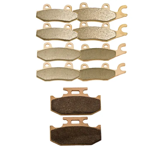 [201-AT135*2-165*2-497] Front Rear Sintered Brake Pads For 2008-2013 Yamaha Rhino 700