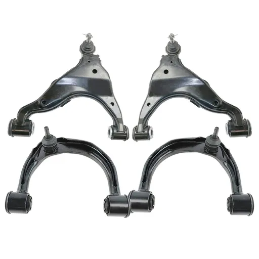 [SS07365A-66A] Front Lower Upper Control Arms With Ball Joints For 2005-2015 Toyota Tacoma Base 4WD and Pre Runner RWD Models 4pcs