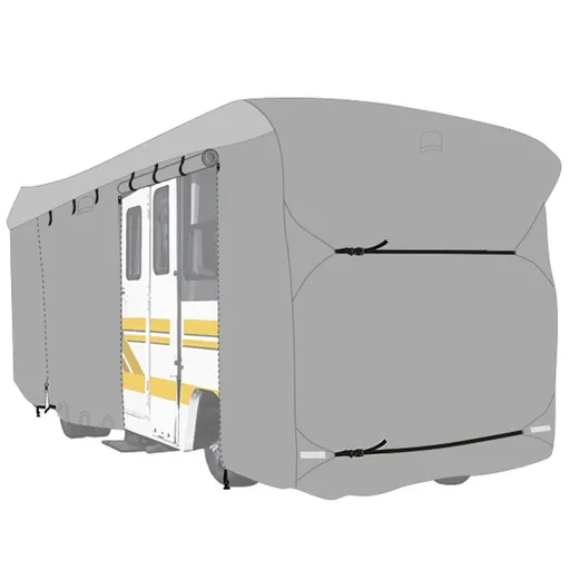 [BC08434A] 20' 21' 22' 23' 24' FT Waterproof Class A RV Cover Motorhome Camper Covers For Winter Snow