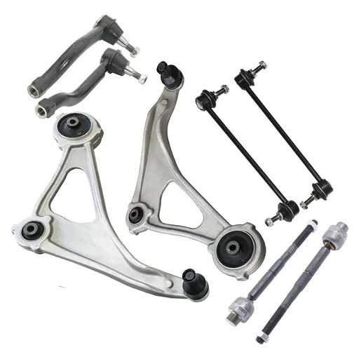[SS08957A] 2016-2019 Nissan Maxima Front Lower Control Arm Suspension Kit With Tie Rods Sway Bar 8pcs