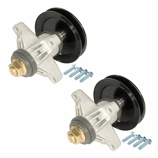 [612-NZ004*2] 2x Spindle Assembly For Cub Cadet 54 inch Deck LT1024 LT1050 Replace 618-04129 918-04129