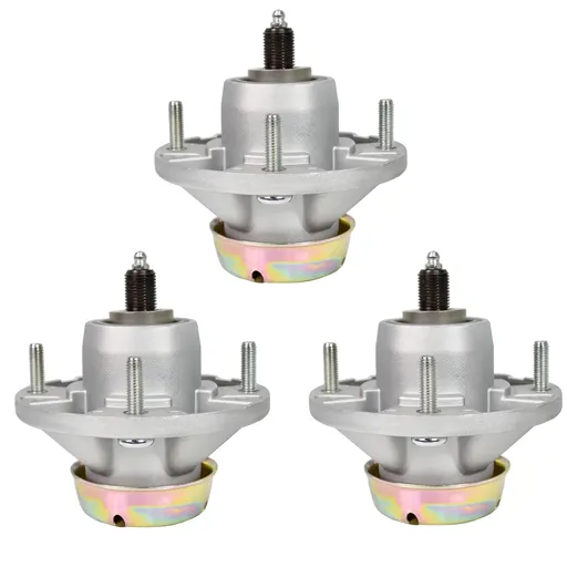 [612-NZ009A*3] 3x Spindle Assembly For John Deere 48 54 Inch Decks Z425 Z445 Replace AM144377 AM135349 AM124498 AM131680