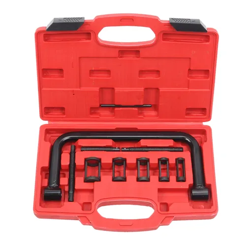 [TZ09389] Valve Spring Compressor with 5pcs Adapters Valve Spring Removal Tool 10pcs For Motorcycle ATV Car Small Engine Vehicle Equipment