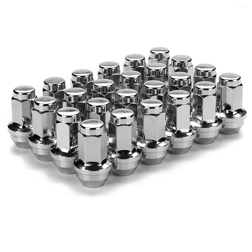 [LN07757] 14 x 2 Chrome Acorn Lug Nuts For Ford F150 F250 F350 Expediton Excursion 2004-2014 24pcs