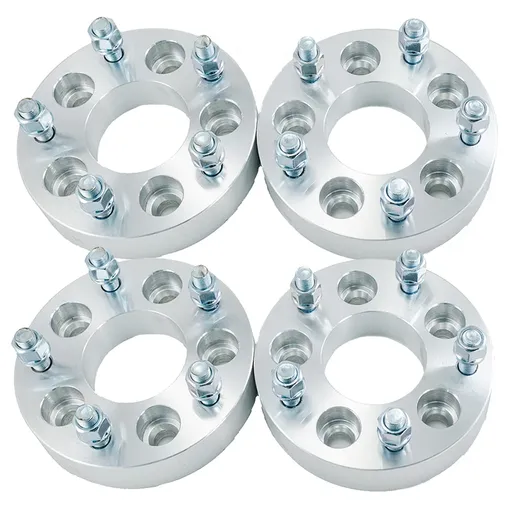 [227-WP010B*4] 5 x 4.5 to 5 x 5 Wheel Adapters 1.25 inch For Jeep Jk Wk Wj Xk Wheels on Tj Yj Kk Xj Mj Kj Zj 4pcs