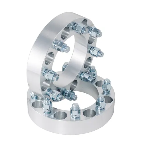 [227-WP020A*2] 8x6.5 Wheel Spacers 1.5 inch 8x165.1 126.15mm Hub Bore M14x1.5 Studs For Chevy Silverado 2500HD 2pcs