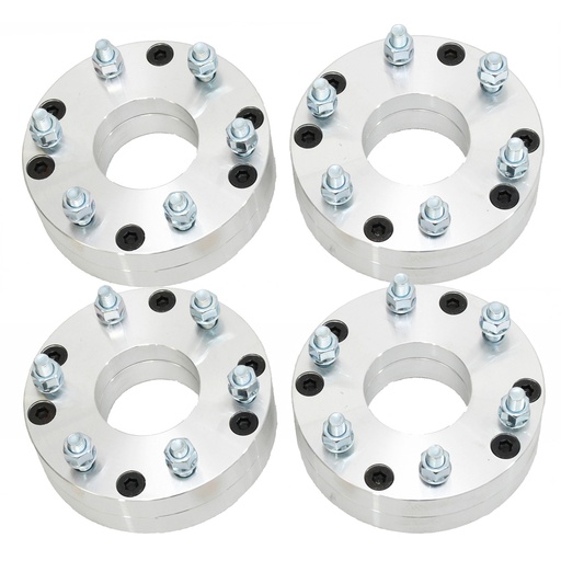 [227-WP053A*4] 5x4.75 To 6x5.5 Wheel Adapters 5 To 6 Lug Conversion 2 inch 74mm Hub Bore 12x1.5 Studs 4pcs