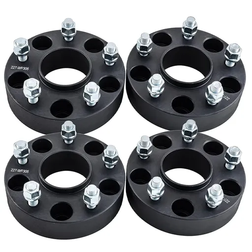 [WP20701B*4] 1.5 inch 5x5 Hub Centric Wheel Spacers For Jeep Wrangler Grand Cherokee Gladiator Dodge Durango 71.5mm Centerbore 14x1.5 Studs 4pcs