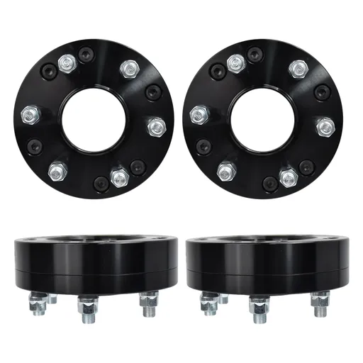 [WP21319B*4] 2 inch 5 Lug to 6 Lug Conversion Wheel Adapters 5x5 to 6x5.5 For Chevy GMC 4pcs