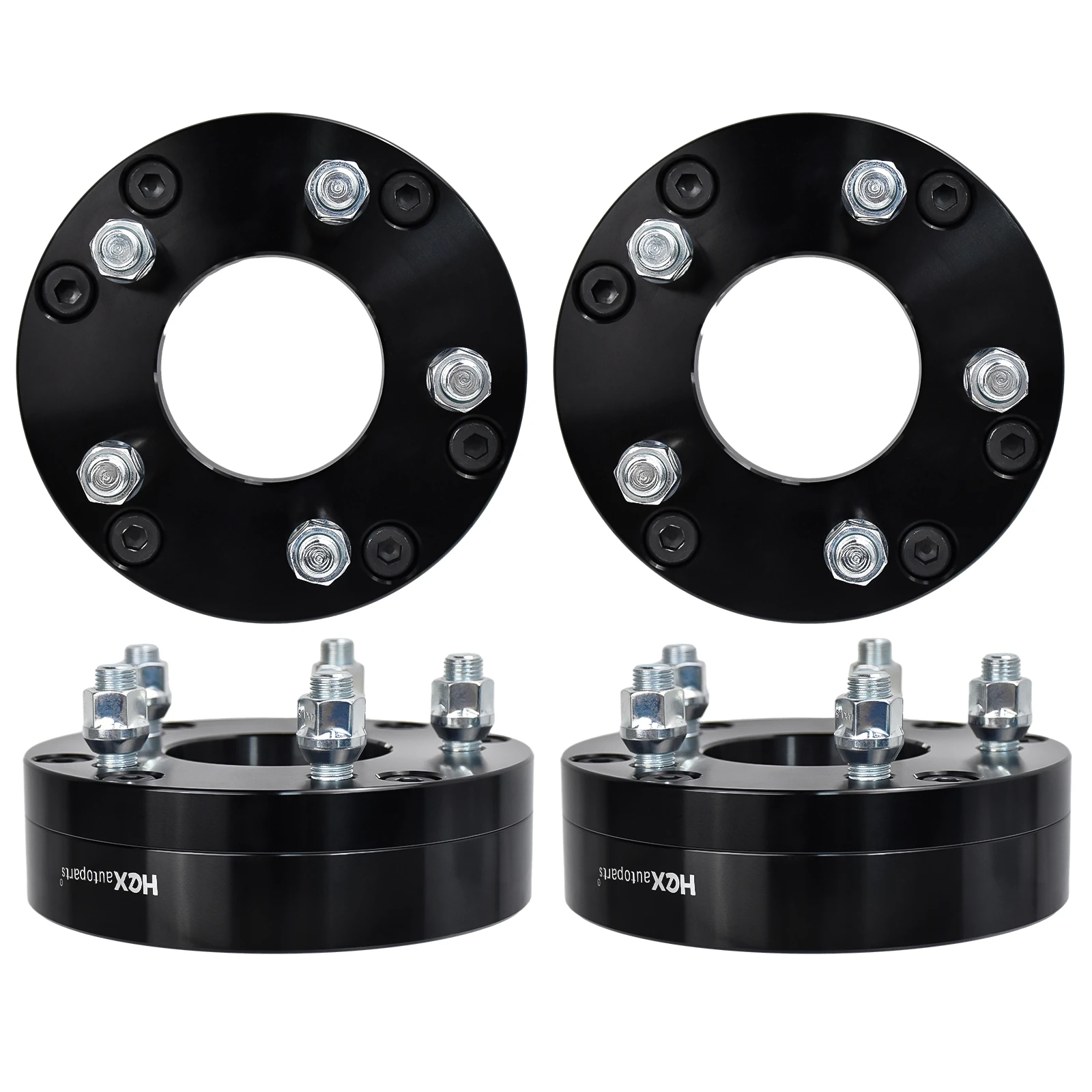 5x5 To 5x5 Hub Centric Wheel Spacers 2 Inch 50mm For Chevy GMC - 4pc Set