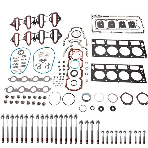 [GT08704] Head Gasket Set With Bolts For 2002-2004 GMC Buick Cadillac Chevy 4.8L 5.3L OHV