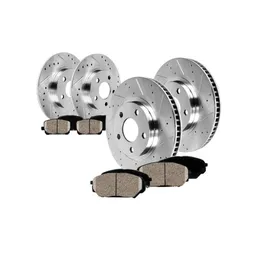 HQ Brakes Rear Brake Rotors And Ceramic Pads Kit For 2010-2017 Chevrolet Equinox