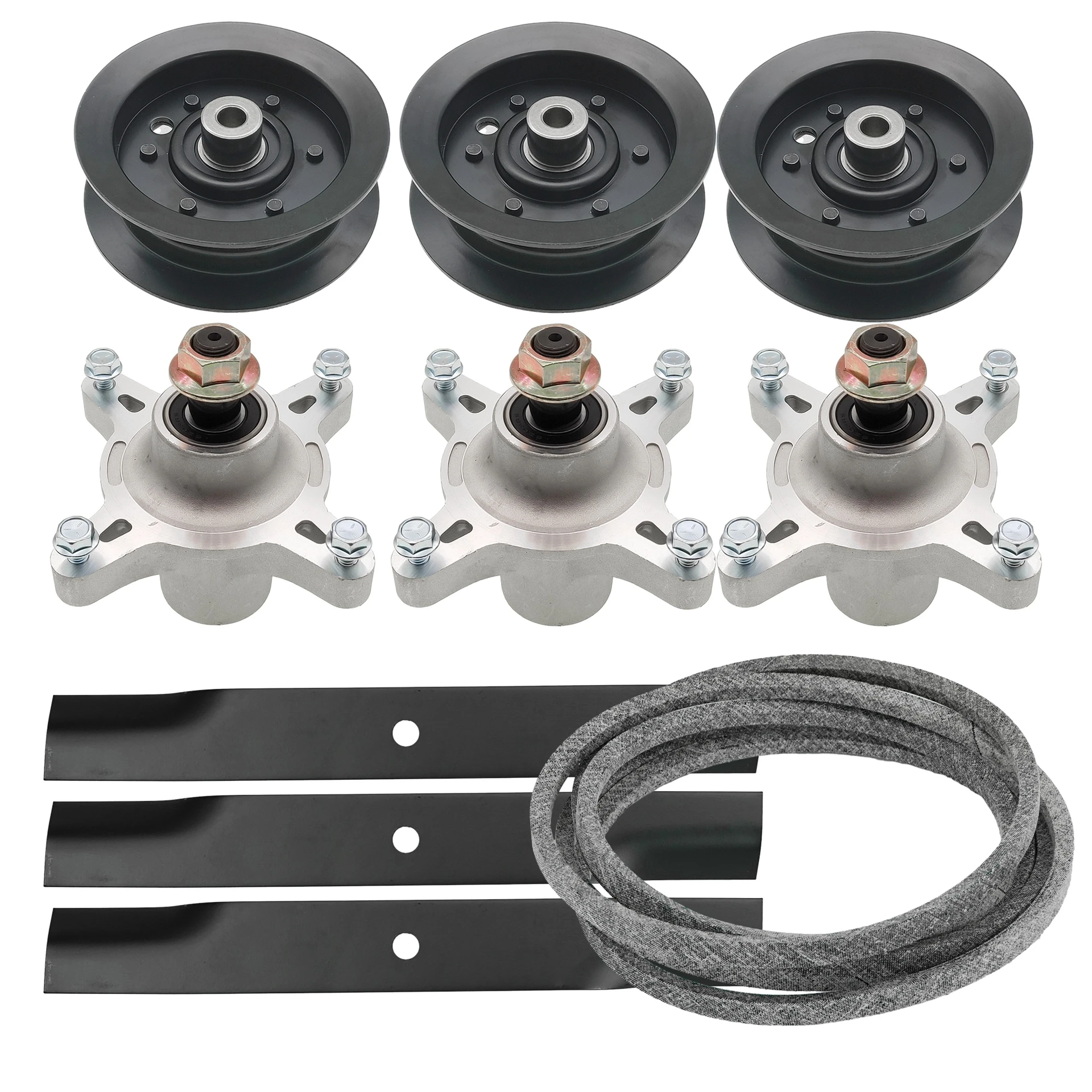 HEX Deck Rebuild Kit With Blade Spindle Blade Belt Idler For Toro