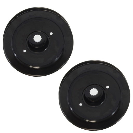 [ME06322*2] 588586601 539113962 Pulley For Husqvarna 46 inch Deck Z246 RZ4623 RZ5426 2pcs