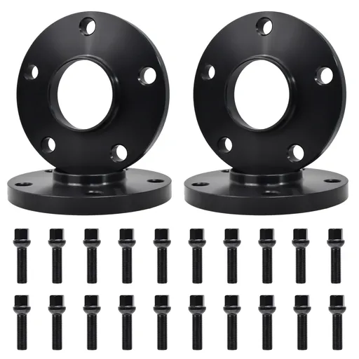 [WP23257B*4] 5x130 Wheel Spacers 15mm  M14x1.5 Studs 71.5mm Center Bore For Audi Q7 Porsche 911 4pcs