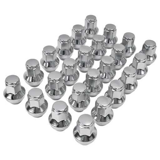 [LN23455] 14x1.5 Chrome Lug Nuts For Ford F150 Expedition Transit Lincoln 2015-2022 24pcs