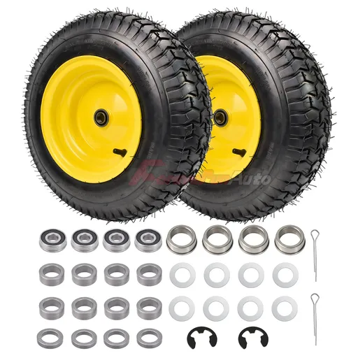 [MG23683] 2pcs 16x6.5x8 Turf Tire With 3.3" Hub 3/4" Bearing For Lawn Mower Garden Tractor