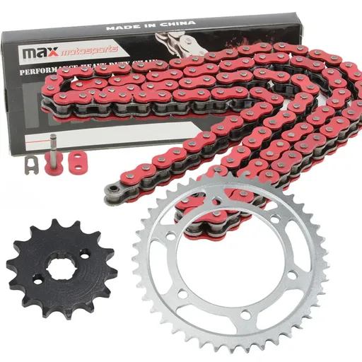 [SP07847-N520-112-RD] Red Drive Chain And Sprocket Set For 2003 2004 2005 Honda CRF150F