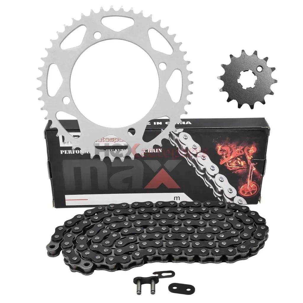 ✖️２台 HEX Black Drive Chain And Sprocket Set For Kawasaki KX65 2002-2025