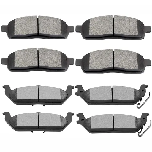 [BR23882-83] Front Rear Ceramic Brake Pads For Ford F150 2004-2008 Lincoln Mark LT 2006-2008 8pcs