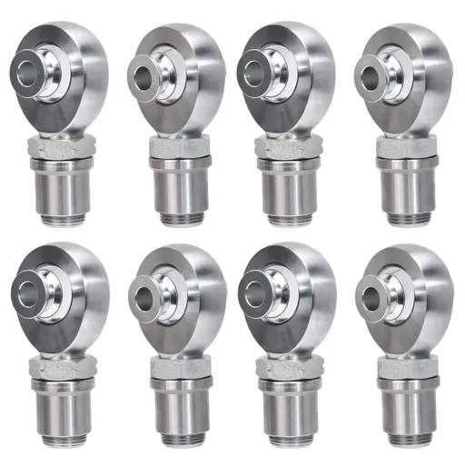 [SS07243*4] 4x Chromoly Panhard Bar Kit Heim Joints 1x1/4" -12 with 1-5/8 HMS Bung .120