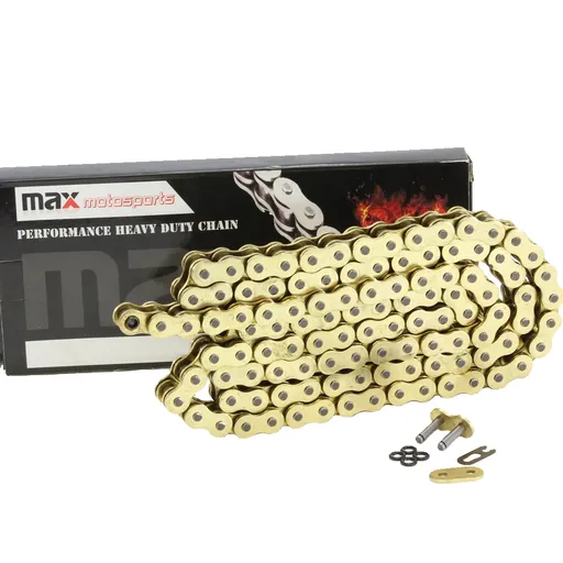 [CH-O525-130-GD_01] 525 Gold O Ring Chain For Suzuki DL650 VStrom 2004-2024