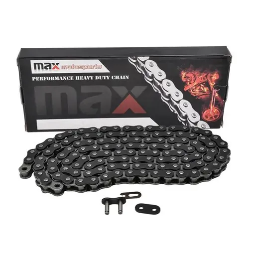 [203-N525-122-BK_03] 525 Black Chain For Honda Shadow Spirit 750 1998-2007