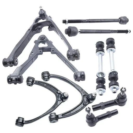 [237-DO085-SS06394A] Front Suspension Kit Control Arms Replacement For Cadillac Escalade Chevy Silverado Suburban Tahoe GMC Sierra 2007-2013 10pcs